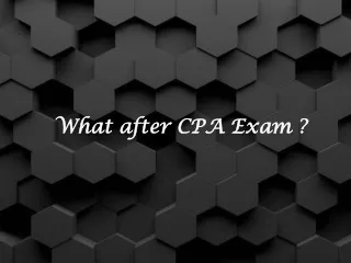 What after CPA