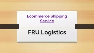 ecommerce shipping service