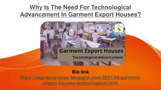 why is the need for technological advancement