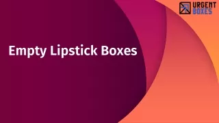 empty lipstick b oxes