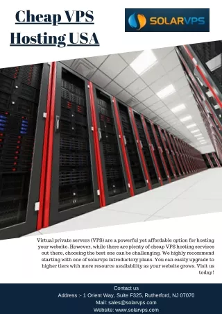 cheap vps hosting usa