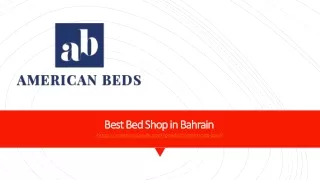 best bed shop in bahrain