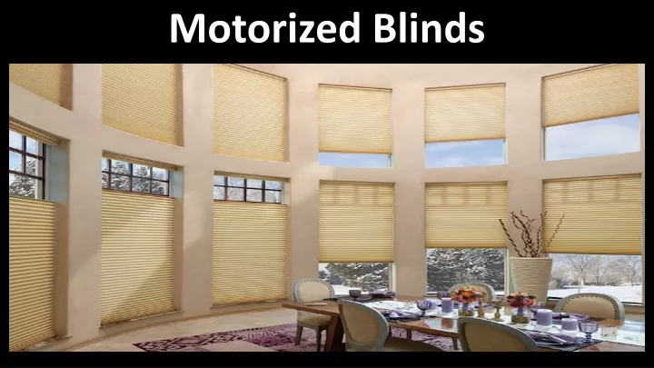 motorized blinds