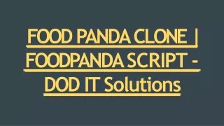 food p a n d a c l one food