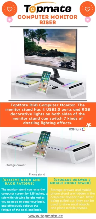 computer monitor riser