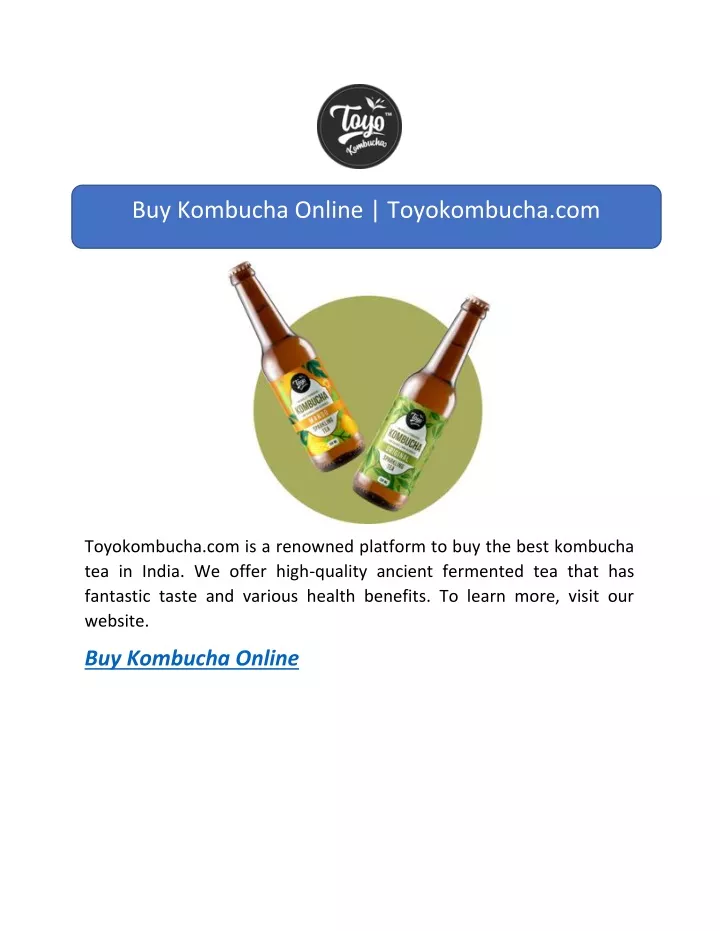 buy kombucha online toyokombucha com