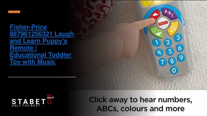 fisher price 887961256321 laugh and learn puppy s remote educational toddler toy with music