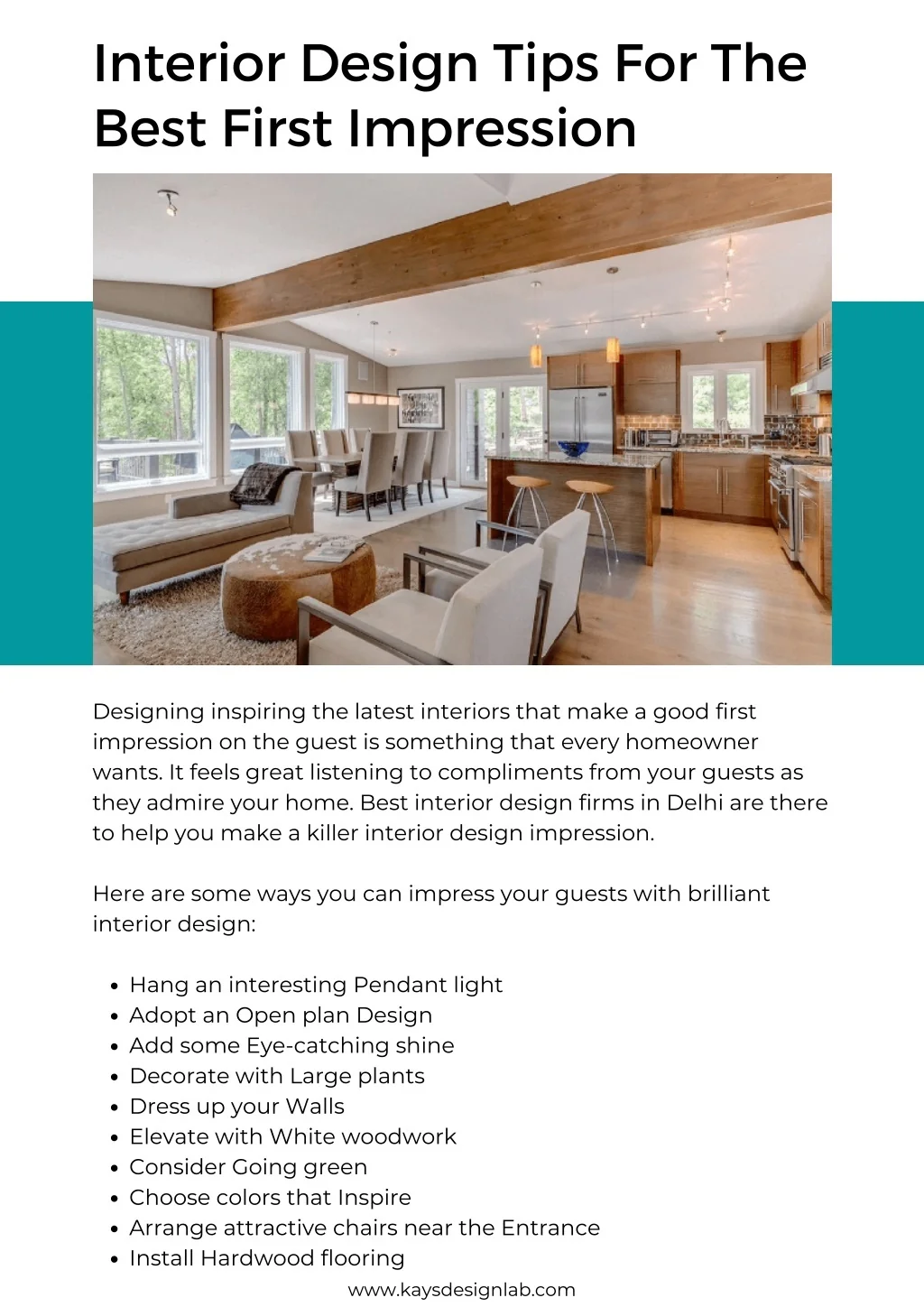 PPT - Interior Design Tips For The Best First Impression PowerPoint ...