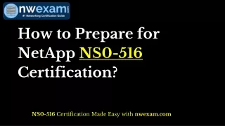how to prepare for netapp ns0 516 certification