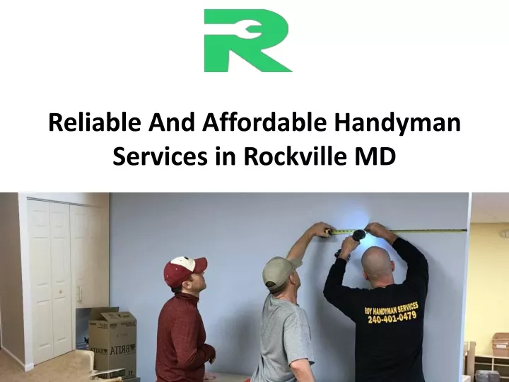 reliable and affordable handyman services