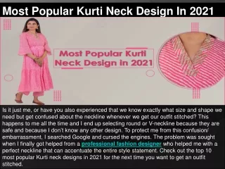 Most Popular Kurti Neck Design In 2021-converted