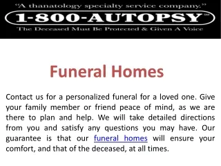 Funeral Homes