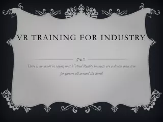 Yeppar | VR Training for Industry