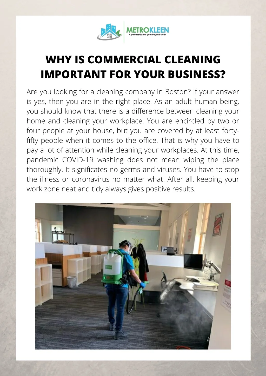 PPT - Why is Commercial Cleaning Important for Your Business ...