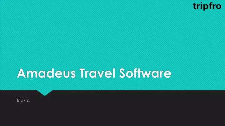 amadeus travel software