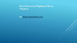 Best Tools to Get Duplicate Files in Windows