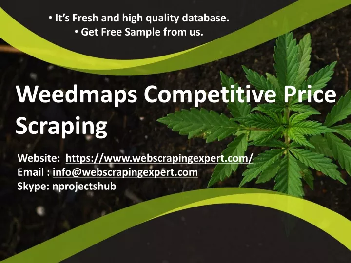 weedmaps competitive price scraping