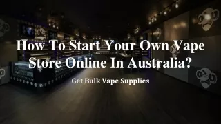 how to start your own vape store online in australia