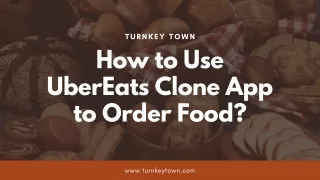 turnkey town how to use ubereats clone
