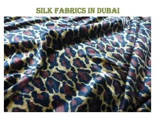 silk fabrics in dubai