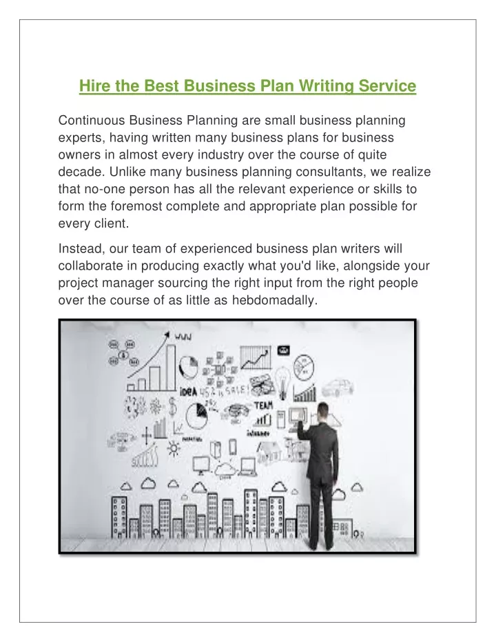 PPT - Hire the Best Business Plan Writing Service PowerPoint ...