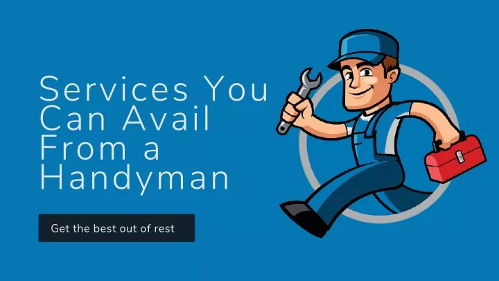 services you can avail from a handyman