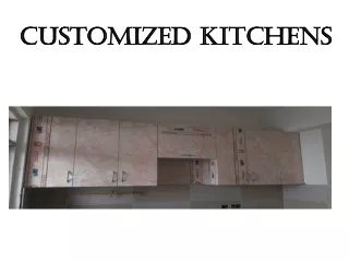 customized kitchens