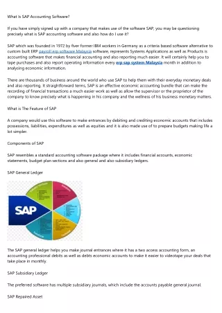 what is sap accounting software