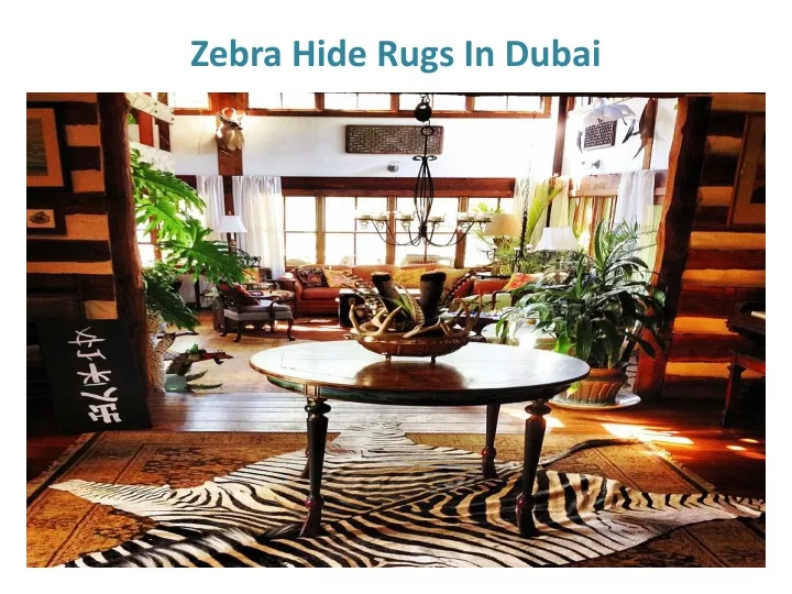 zebra hide rugs in dubai