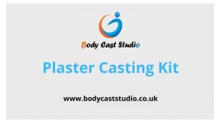 Plaster Casting Kit - Body Cast Studio