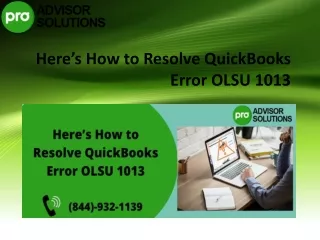 here s how to resolve quickbooks error olsu 1013