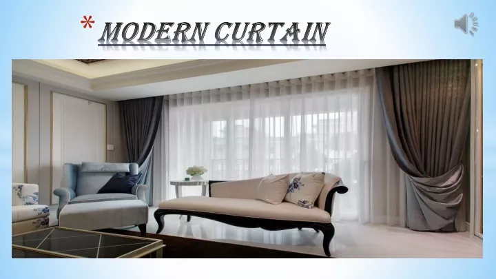 modern curtain