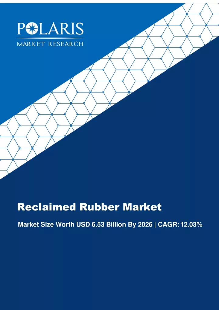 reclaimed rubber market