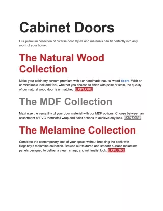 Exterior Doors In Edmonton By Regency Innovations