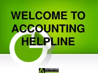 welcome to accounting helpline