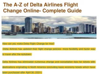 The A-Z of Delta Airlines Flight Change Online- Complete Guide (1)