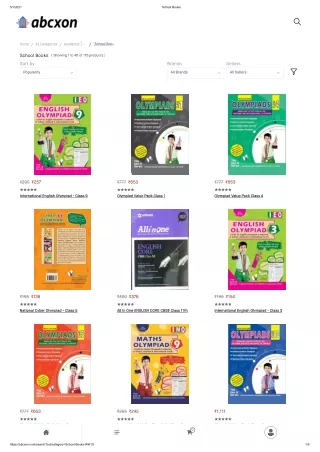 Buy online schoolbooks in India at reasonable Price.