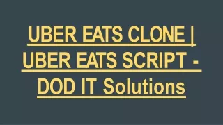 uber e a ts c l one uber