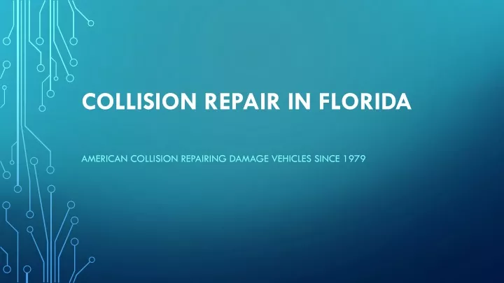 collision repair in florida