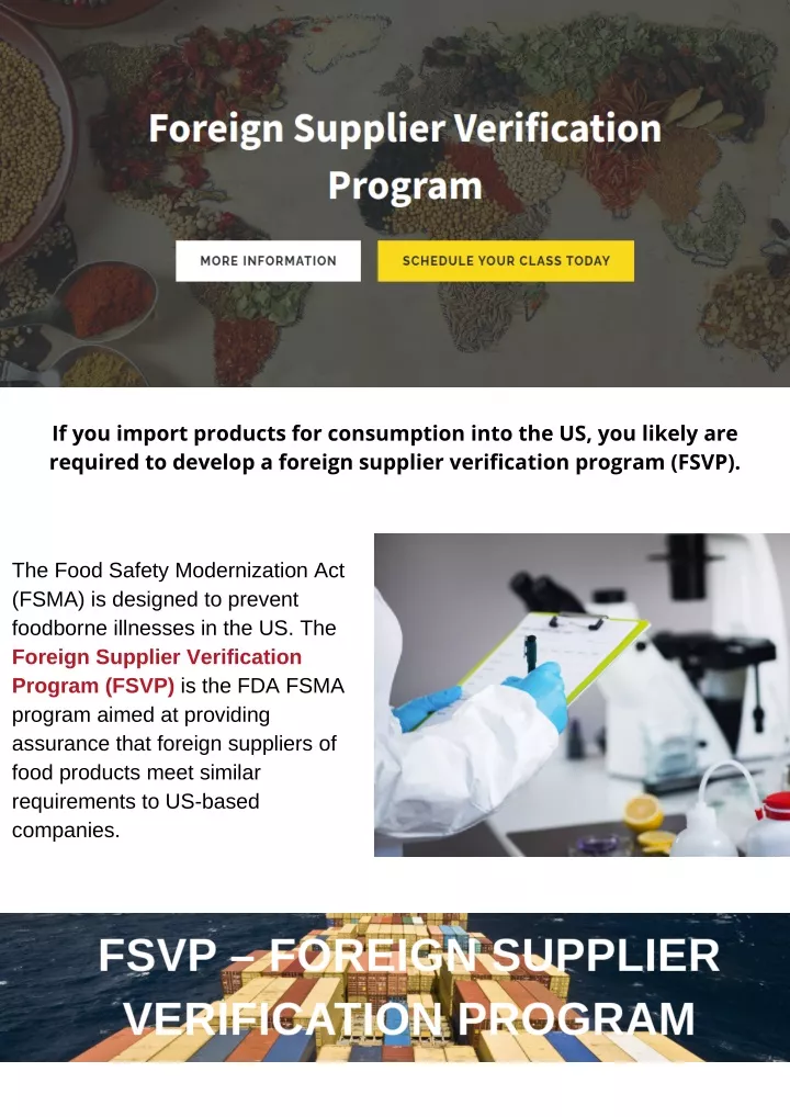 if you import products for consumption into