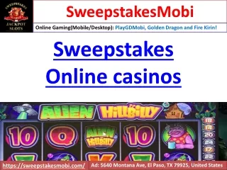 SWEEPSAKES ONLINE CASINO