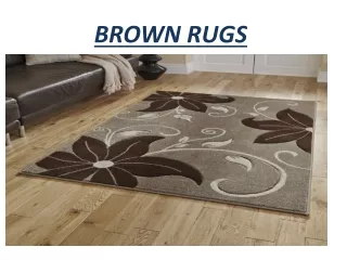 brown rugs
