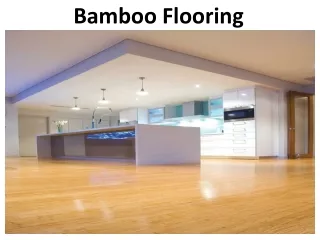 bamboo flooring