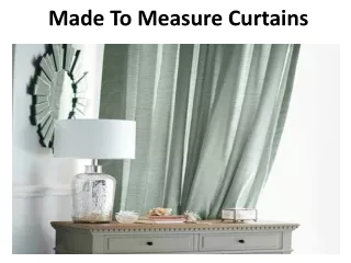 made to measure curtains