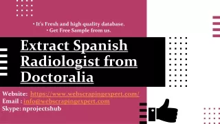 extract spanish radiologist from doctoralia