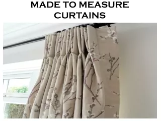 made to measure curtains