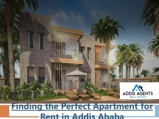 Finding the Perfect Apartment for Rent in Addis Ababa