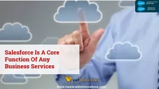 salesforce is a core function of any business