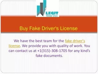 buy fake driver s license