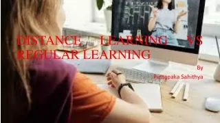 distance learning vs regular learning